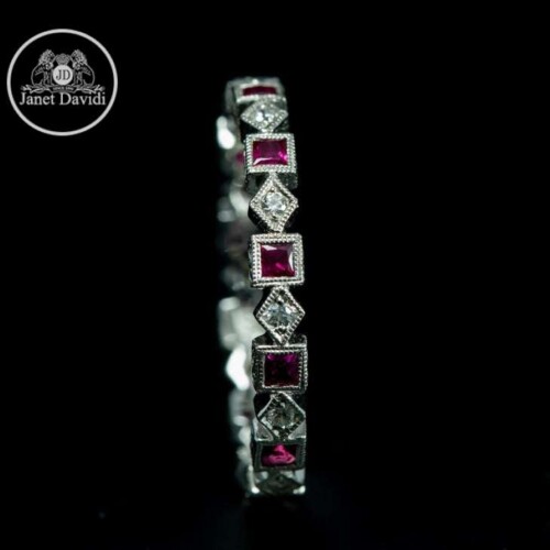 Art Deco style Eternity Band