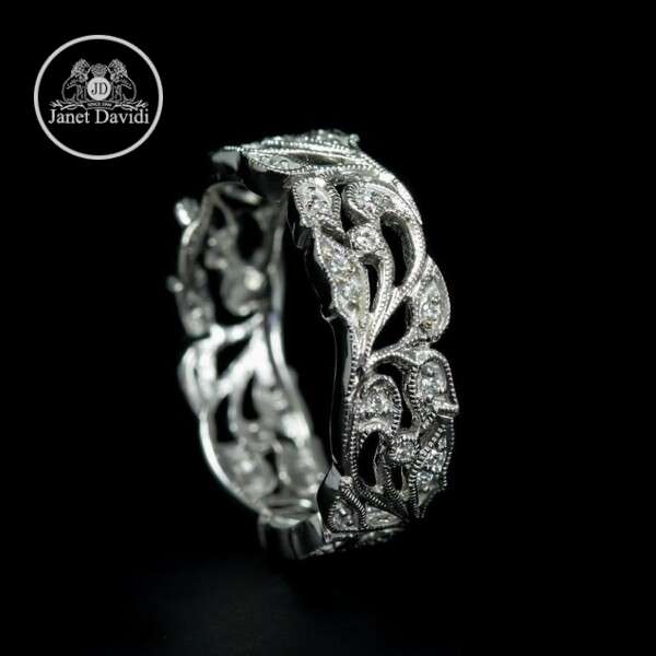 Nature Inspired Stackable Wedding Ring