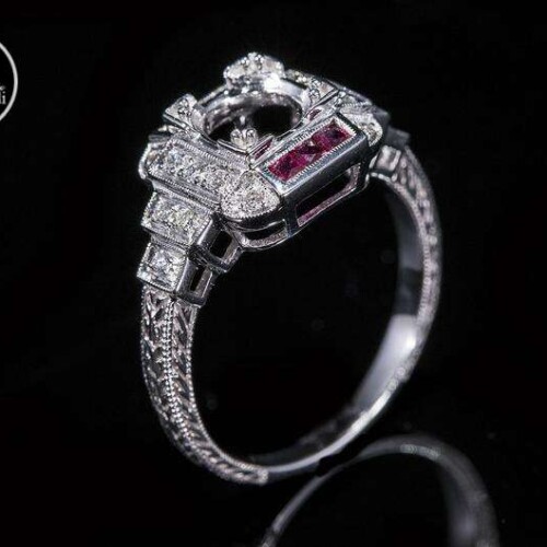 Antique Inspired Engagement Ring