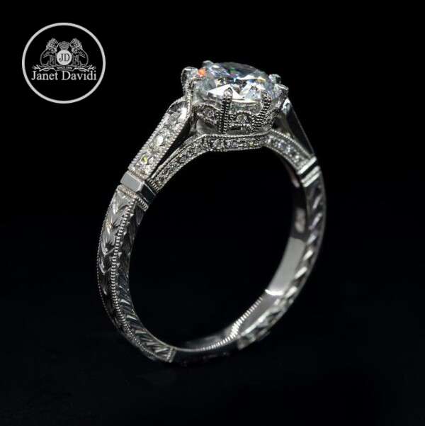 Antique Inspired Engagement Ring