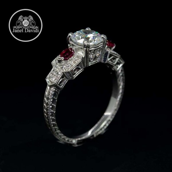 14 or 18 K Genuine Ruby