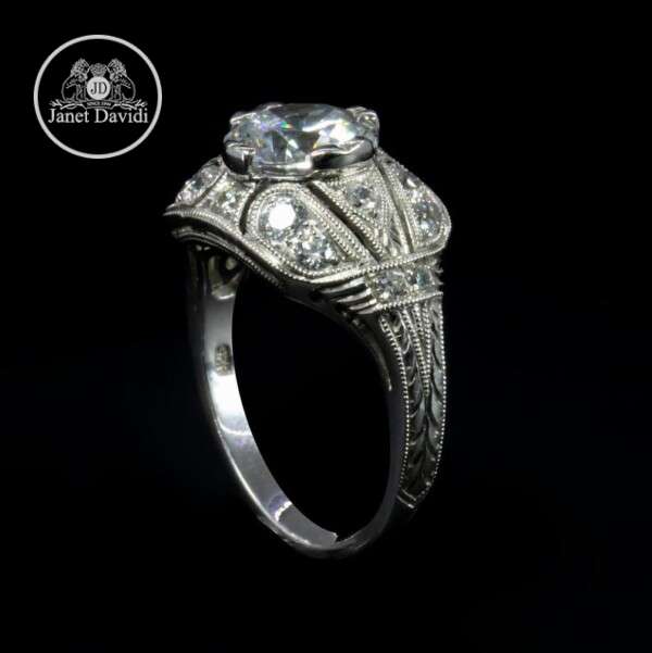 White Gold Diamond Filigree