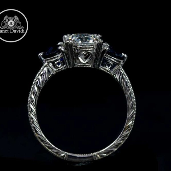 Three Stone Engagement Ring