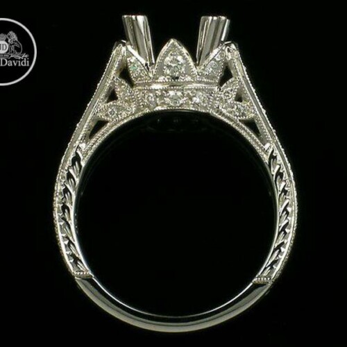 Natural Diamond Milgrain ID:11909