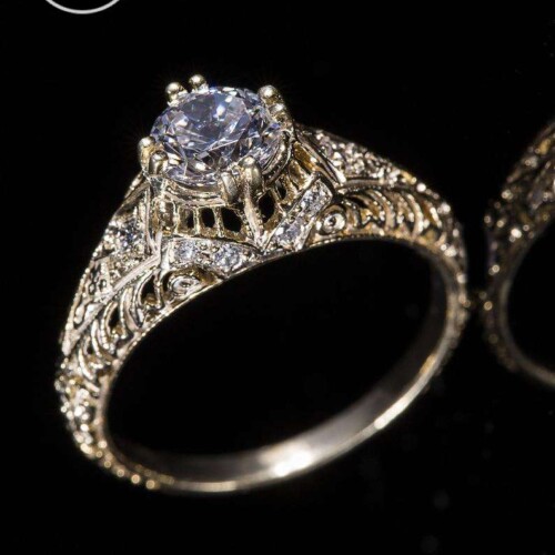 Antique Inspired Engagement Ring