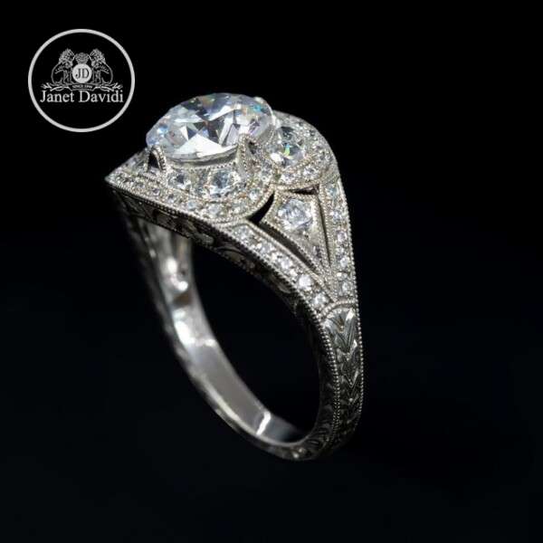 White Gold Diamond Filigree