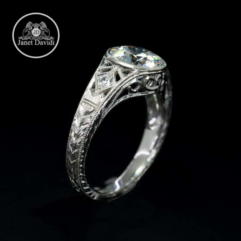 White Gold Diamond Filigree